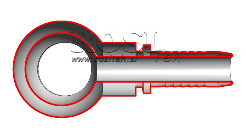 HIDRAVLIČNI PRIKLJUČEK OČESNI DN10-1/4