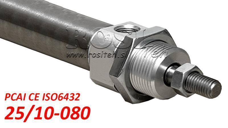 PNEIMATISKAIS CILINDRS PCAI 25/10-080 CE ISO6432