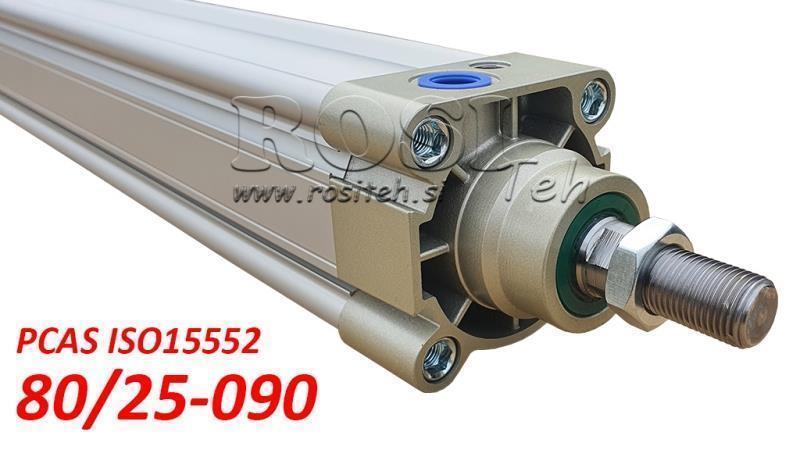 Gaisa cilindrs PCAS 80/25-090 BE ISO15552