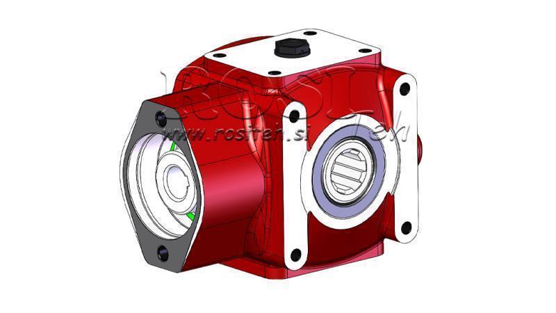 GIRKASSE - GIRKASSE RT90 FOR HYDRAULISK MOTOR MP/MR FORHOLD 3.1:1