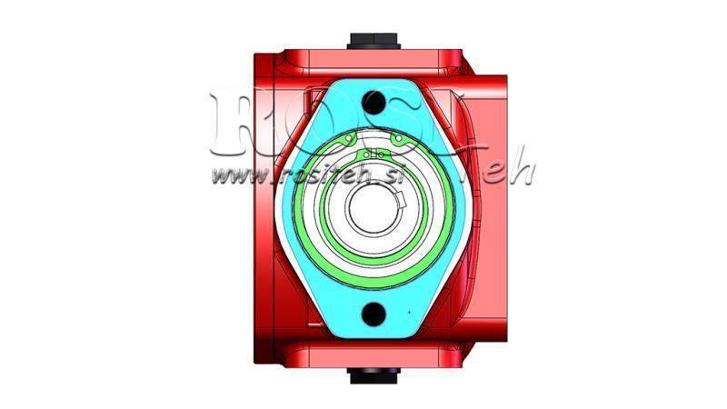 GIRKASSE - GIRKASSE RT90 FOR HYDRAULISK MOTOR MP/MR FORHOLD 3.1:1