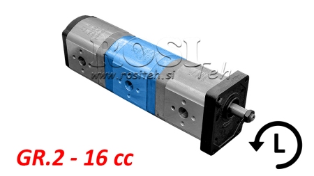 HIDRAULISKĀ SŪKŅA 20A16X156 VIDUS GR.2 16 CC PA Kreiso