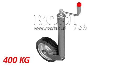 VĪTŅOTAIS ATBALSTA KĀJA AR RITEŅIEM PAKĀPES 250MM 400KG
