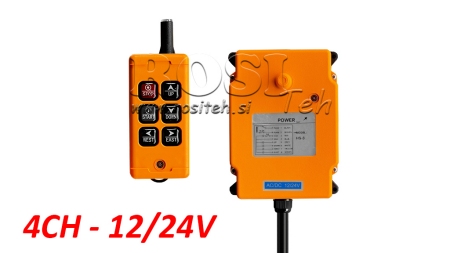 FUNKSTEUERUNG 4CH - 12/24V