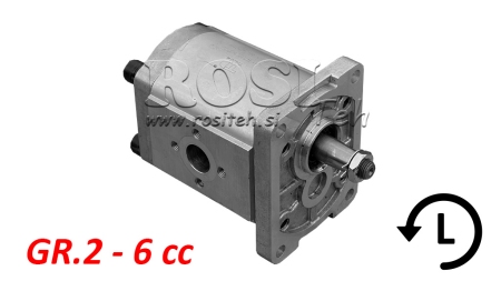 HIDRAULISKĀ SŪKNE GR.2 6 CC KREISĀ - FLANGE