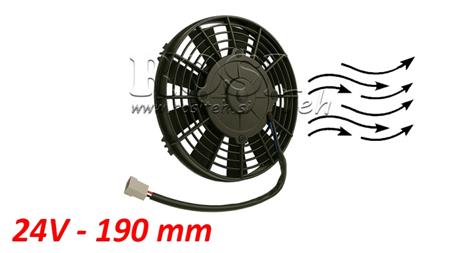 AXIALFLÄKT 190MM DRAGANDE 24V