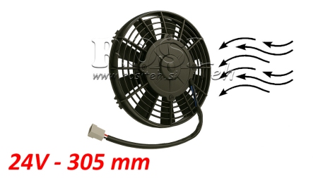 AXIALFLÄKT 305MM PUSH 24V