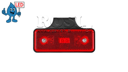LED MARĶIERGAISMA SARKANA 12V