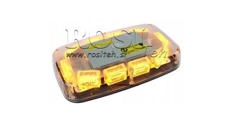 LED MAGNETISK STROBELYKT ROTERENDE LYS 20 LED 50W 12V-24V