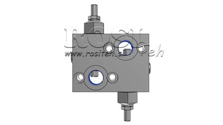 HYDRAULISK TRYCKREGULATOR 10-180 BAR FÖR HYDRAULISK MOTOR MP-MR-MH