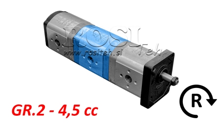 HYDRAULISK PUMPE 20C4.5X156 MIDT GR.2 4.5 CC HØYRE