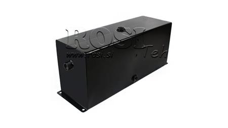 METALLRESERVOAR 25 LITER KUBE 260x170x600mm