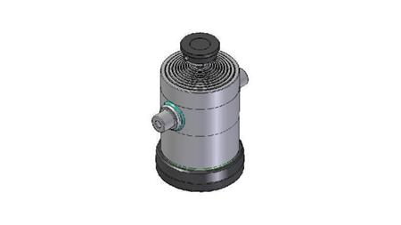 1054S -TELESCOPISKA CILINDRA STANDARTS/BALL 10 POSMI CEĻOJUMS 3450 DIAMETRS 300