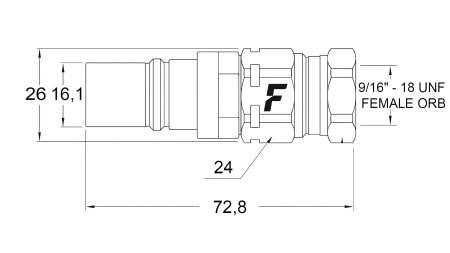 VĪRIEŠU ĀTRAIS SAVIENOJUMS MULTI-FASTER 1/4 MOBILĀ DAĻA