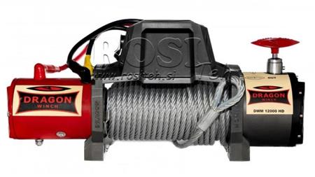 12 V ELEKTRISK VINCH DWM 12000 HD - 5443 kg