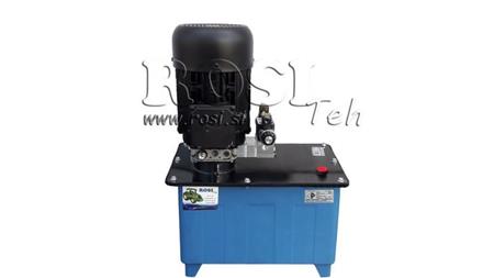 MINI HIDRODINAMISKAIS AGREGĀTS 380V AC (4 kW) - 8 cc - 12 lit/min - tvertne 40 lit