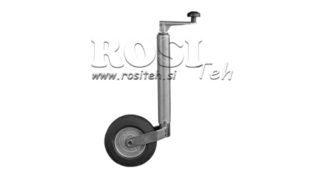 VĪTŅOTAIS ATBALSTA KĀJA AR RITEŅIEM PUSKRAVU MAŠĪNĀM 220MM 150KG