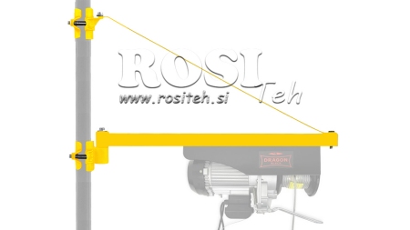 SWING ARM ELEKTRISKAI VINČAI DWI 750 mm 1000 kg