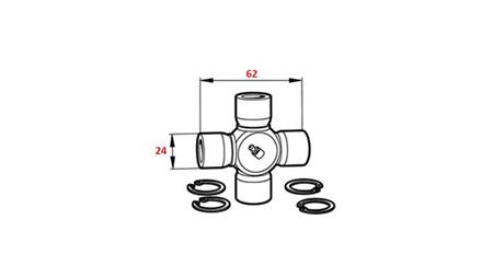 KRUSTS F-24.00X62.00 ECO KARDANAM 790mm 35-60HP STANDARTS