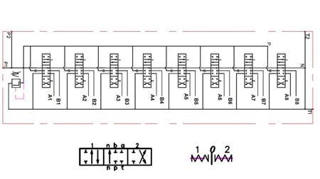 Hidrauliskais vārsts 8xPC70 2X joystick