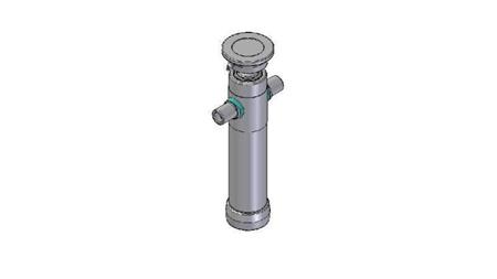2022S -TELESCOPISK CYLINDER STANDARD/BOLL 2 STEG SLAG 595 DIAMETER 80
