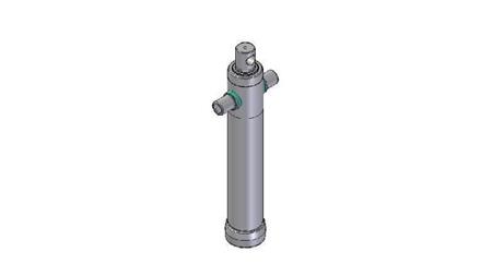 2024F -TELESCOPIC CYLINDER STANDARD/HOLE 2 STAGES TRAVEL 795 DIAMETER 80