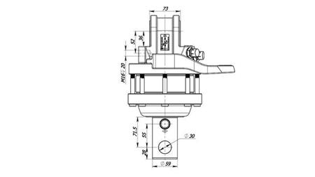 HYDRAULICKÝ ROTÁTOR 4500/2500 KG S NÁPRAVOU