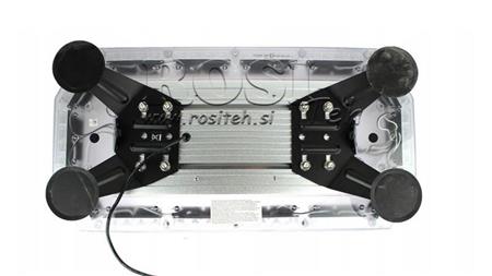 LED MAGNETISK STROBE ROTERENDE LYS 56 LED 156W 12V-24V