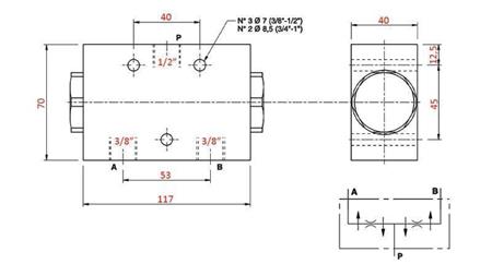 HIDRAULISKĀ IZPLATĪŠANAS VĀRSTA PLŪSMAS V1026 DFL 40-60 lit - 3/8 - 250 bar (max.300 bar) METĀLS