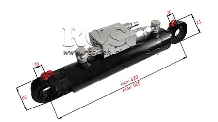 HYDRAULISK Sylinder 60/40-180 MED ROTASJONSVENDEL - PLOUGH FOR JORD