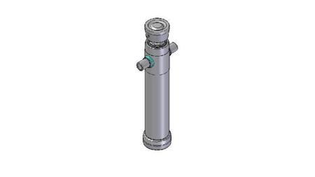 3024S -TELESCOPISK CYLINDER STANDARD/BOLL 2 STEG SLAG 795 DIAMETER 95
