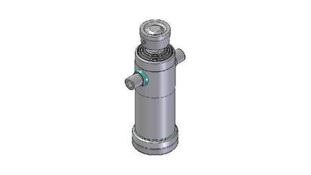3044S -TELESCOPICKÝ CYLINDR STANDARD/BALL 4 STUPNĚ ZDVIH 1050 PRŮMĚR 124