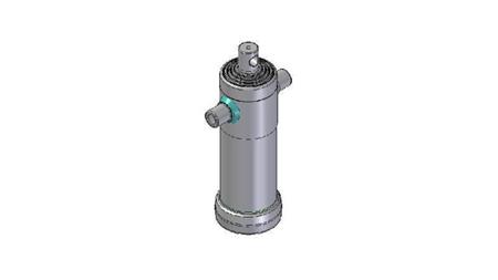 3094F -TELESCOPIC CYLINDER STANDARD/HOLE 5 STAGES STROKE 1490 FI 124