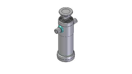 3094S -TELESCOPIC CYLINDER STANDARD/BALL 5 STAGES STROKE 1490 DIAMETER 124