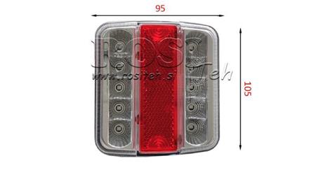 SADA LED MAGNETICKÝCH SVĚTEL S KABELEM 7,5m 2,5m