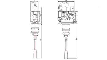 HID. VENTILIS 2xP40 JOYSTICK