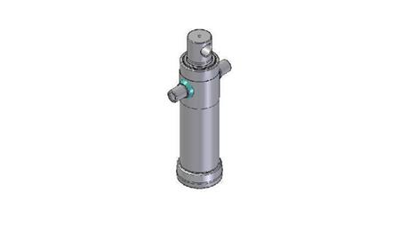 4022F -TELESCOPISKA CILINDRA STANDARTS/CAURUMS 2 POSMI STROKE 695 DIAMETRS 106