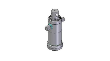 4032F -TELESCOPISK SYLINDER STANDARD/HULL 3 TRINN SLAG 788 DIAMETER 124