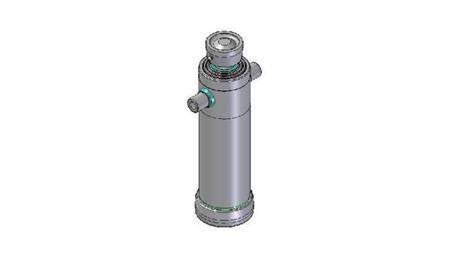 4039S -TELESCOPIC CYLINDER STANDARD/BALL 3 STAGES STROKE 2093 DIAMETER 152