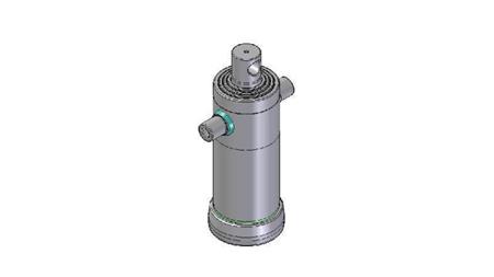 4042F -TELESCOPIC CYLINDER STANDARD/HOLE 4 STAGES STROKE 1220 FI 152