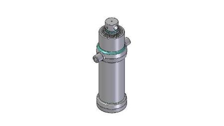4047F -TELESCOPIC CYLINDER STANDARD/HOLE 4 STAGES STROKE 1970 FI 170