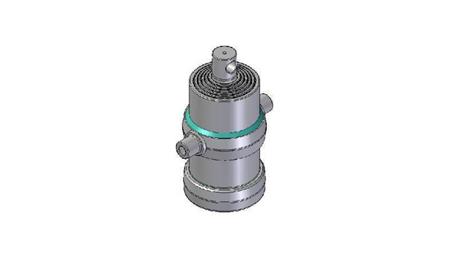 4058F -TELESCOPIC CYLINDER STANDARD/HOLE 6 STAGES STROKE 1540 FI 190