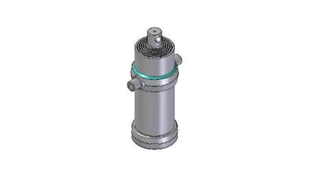 4063F -TELESCOPISK SYLINDER STANDARD/HULL 6 TRINN REISE 3405 DIAMETER 190