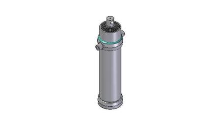 4066F -TELESCOPISK SYLINDER STANDARD/HULL 6 TRINN SLAG 4185 DIAMETER 190