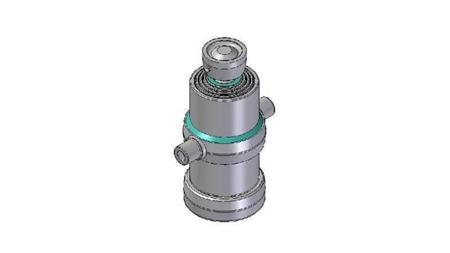 4070S -TELESCOPIC CYLINDER STANDARD/BALL 4 STAGES STROKE 1030 DIAMETER 170