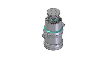 4081S -TELESCOPIC CYLINDER STANDARD/BALL 4 STAGES STROKE 1190 DIAMETER 190