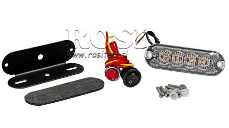 LED STROBOSKOPISKĀ LAMPA 12/24V