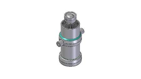 5001S -TELESCOPIC CYLINDER STANDARD/BALL 5 STAGES STROKE 1520 DIAMETER 170