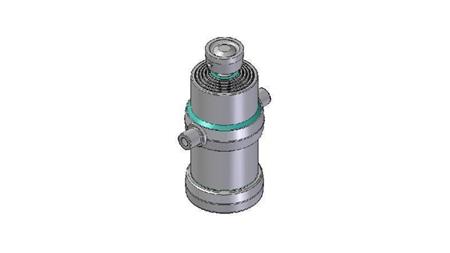 5006S -TELESCOPIC CYLINDER STANDARD/BALL 5 STAGES STROKE 1500 DIAMETER 190