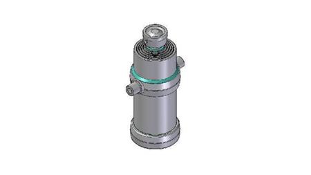 5007S -TELESCOPIC CYLINDER STANDARD/BALL 5 STAGES STROKE 1850 DIAMETER 190